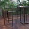 Flash Furniture Patio Bar Stool with Gray Wash Slats and Armrests XU-DG-HW6036B-ARM-GY-GG - alternate 8